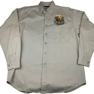 Vintage NCC Apparel Golden Retriever Hunting Shirt L